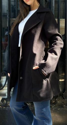 Saco Paño Largo Mujer Invierno Buzo Sweater Sweater Abrigo Dama Campera Poleron
