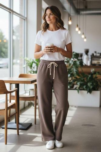 Palazzo Darlon Talle Especial Pantalón Short Calza Mujer Invierno Dama Abrigo