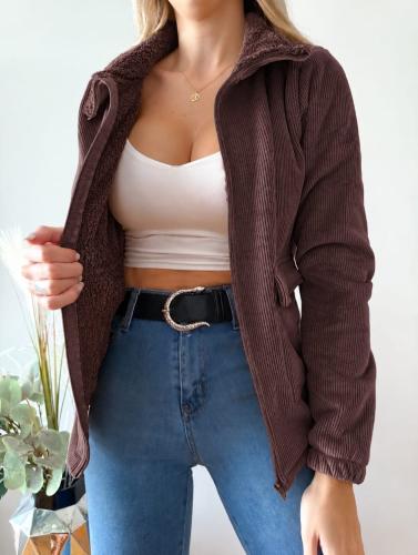 Campera Corderoy con Peluche