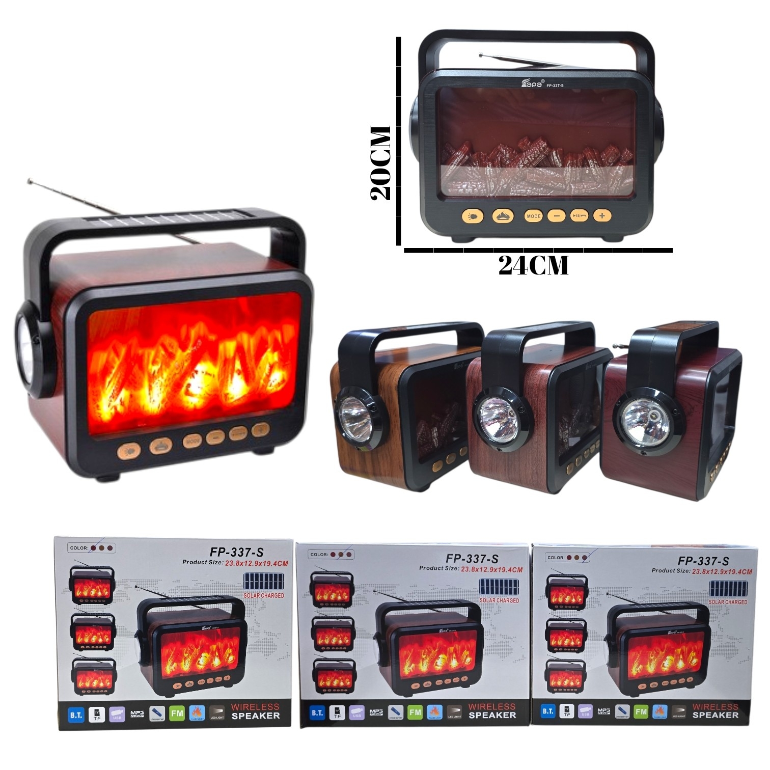 Radio Am y Fm Bluetooth Usb.sd.auxiliar Llama (fp-535) - Imagen 2