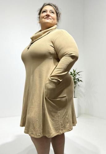 Vestido Cuello Buche