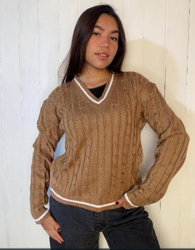 Suéter Cuello en V