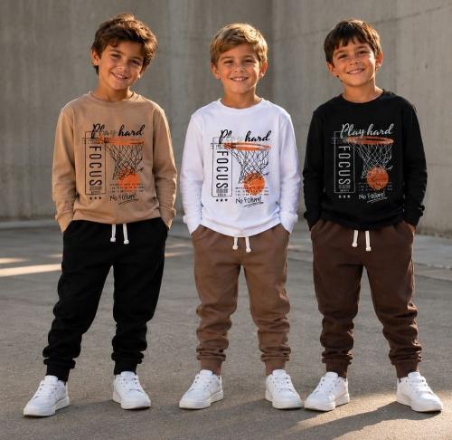 Remera Manga Larga del Talle 4 al 16 para Chicos