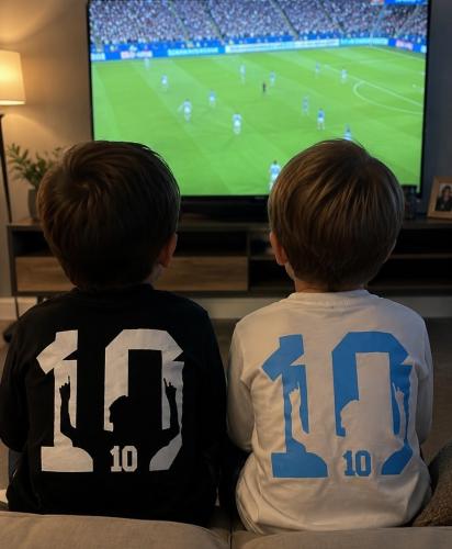 Remera Manga Larga para Nenes del Talle 4 al 16 para Alentar a la Selección