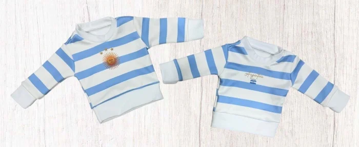 Buzo Argentina Recién Nacido hasta 3 Meses con Plush X Dentro