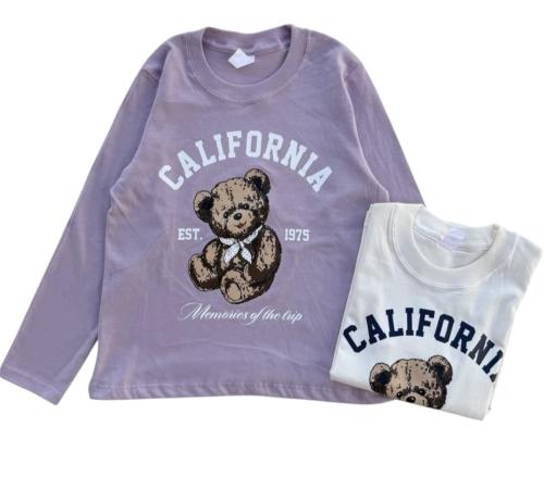 Camiseta California Nena Algodón Peinado