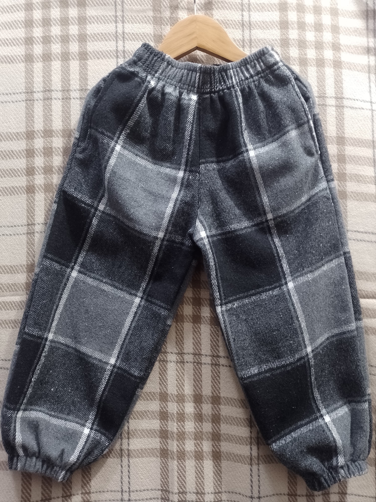 Pantalón Baggy de Paño Cuadrille de Niño - Imagen 3