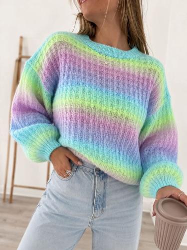 Sweater Friz Manga Globo (arcoiris)
