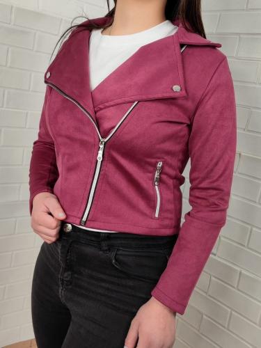 Campera Cruzada Gamuzada
