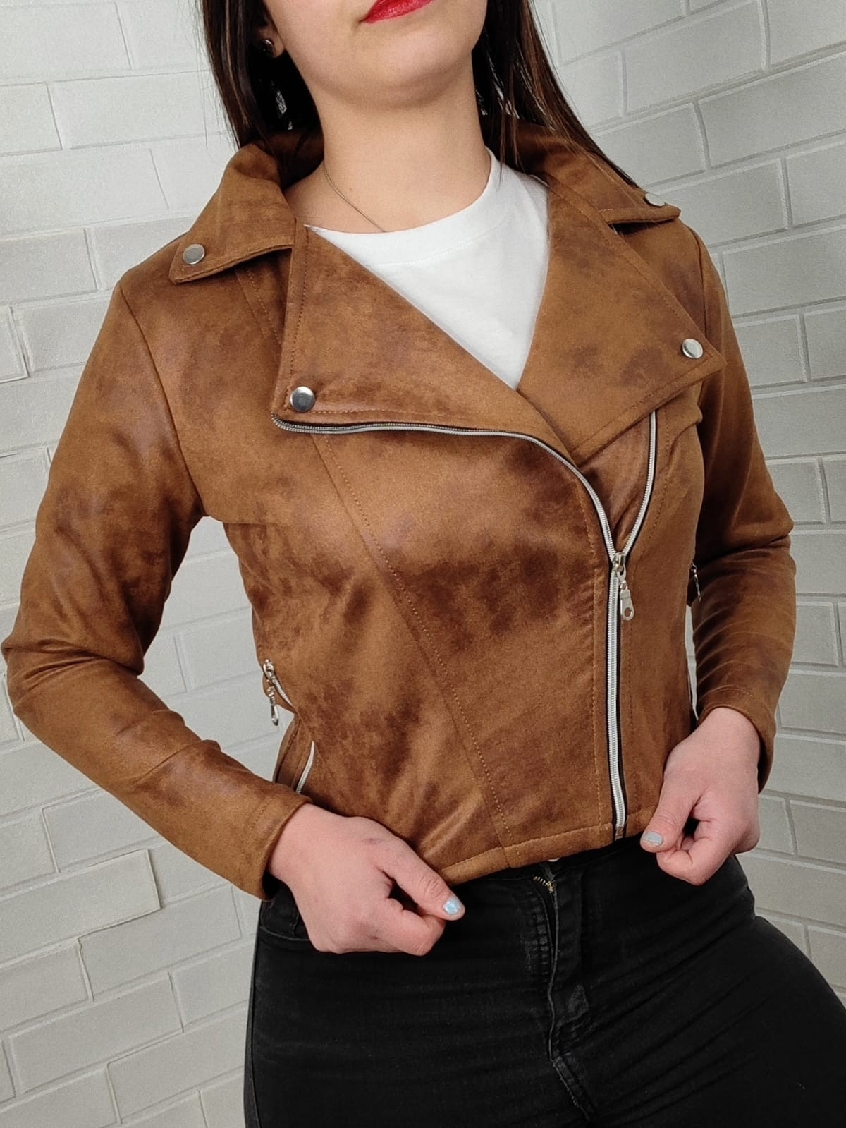 Campera Cruzada Gamuzada - Imagen 3