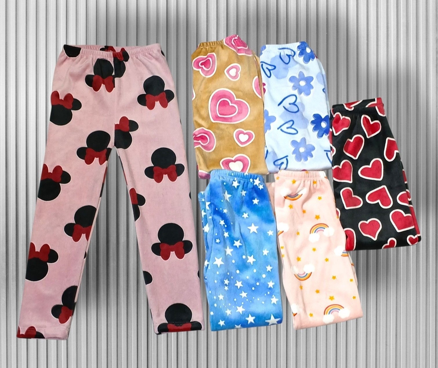 Calza Plush Estampado Nena - Imagen 1