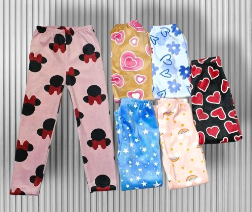 Calza Plush Estampado Nena