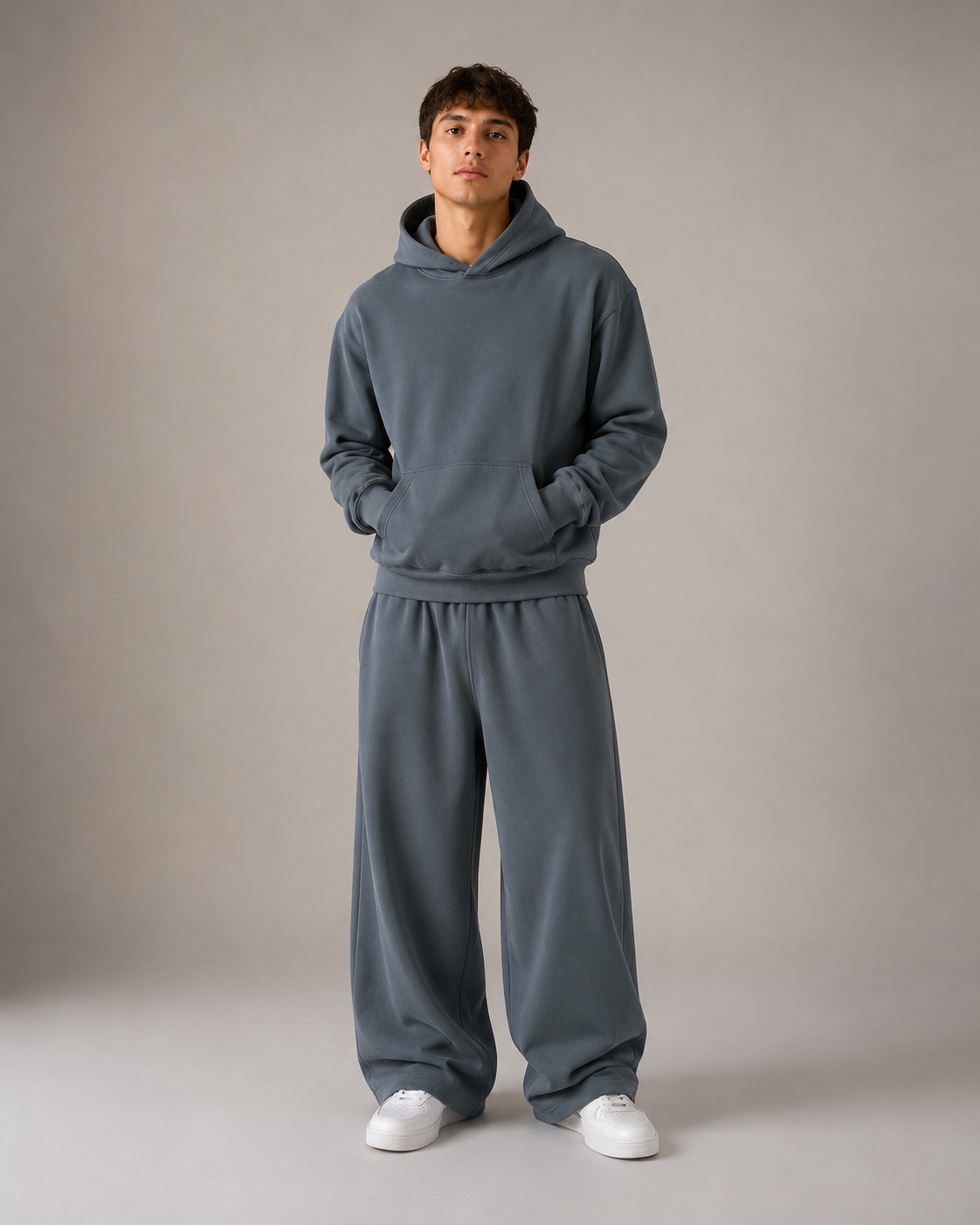 Buzo de Hombre en Frisa Invisible Lisos - Imagen 3
