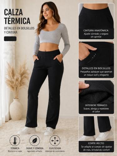 Pantalón Calza Térmico Importado