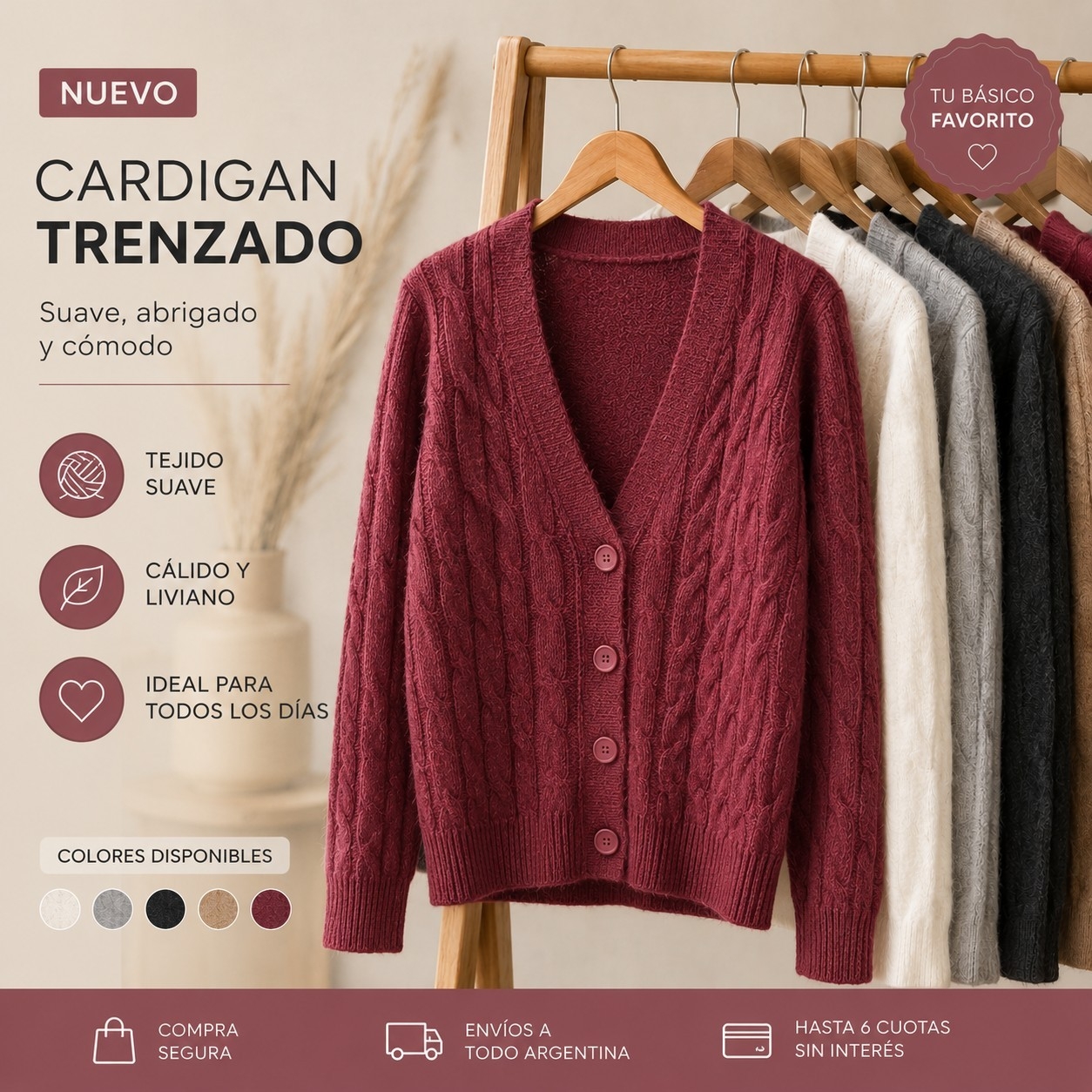 Saco Tejido - Imagen 3