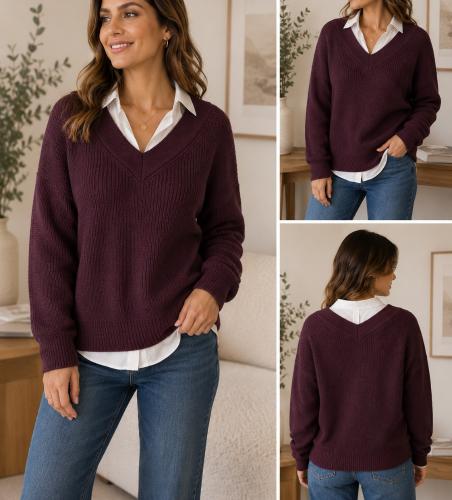 Sweater Cuello en V