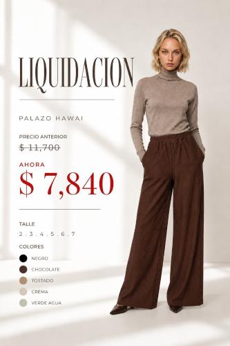 Liquidación  Palazo Hawai