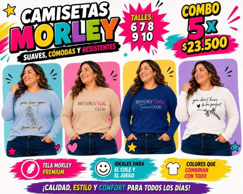 Camiseta Morley Talles Especiales