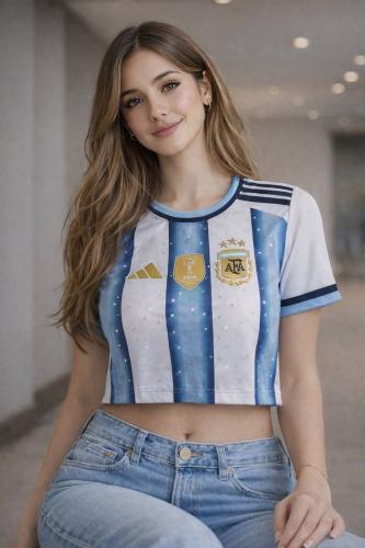Remeras de Argentina con Stras