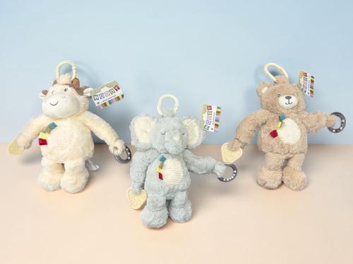Muñeco Peluche Colgante Sonajero con Mordillo Woody Toys Art.1113