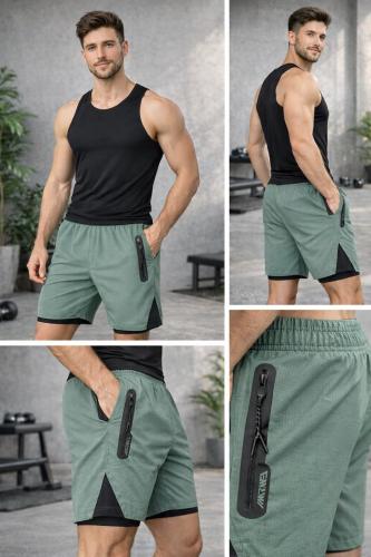 Short con Calza Dri-fit con Termosellado de Hombre Talles 1 al 5 - Miniatura 5