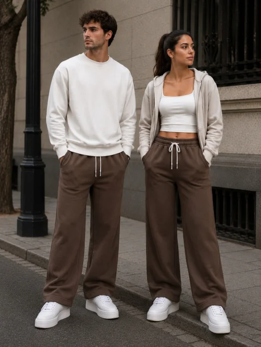 Jogging Baggy Unisex Frisa Peinada Invisible