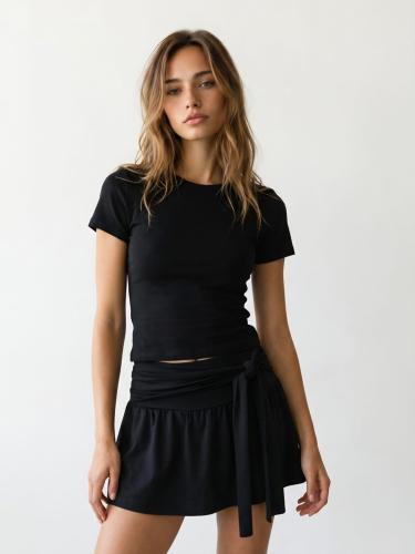 #205 Short Pollera con Volado