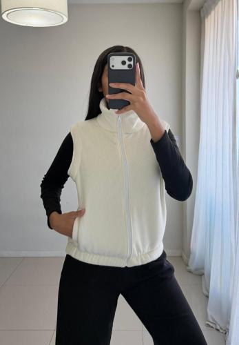 Chaleco Corderoy Corderito Mujer Invierno Campera Camperon Abrigo Buzo