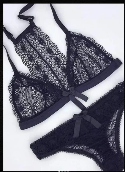 Conjunto Bralette Puntilla con Colaless -lody Art. 5254