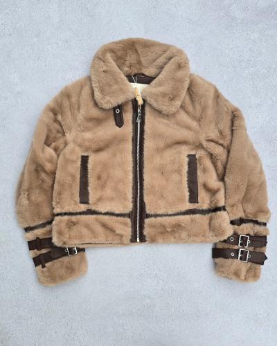 Campera Piel C/ Hebillas
