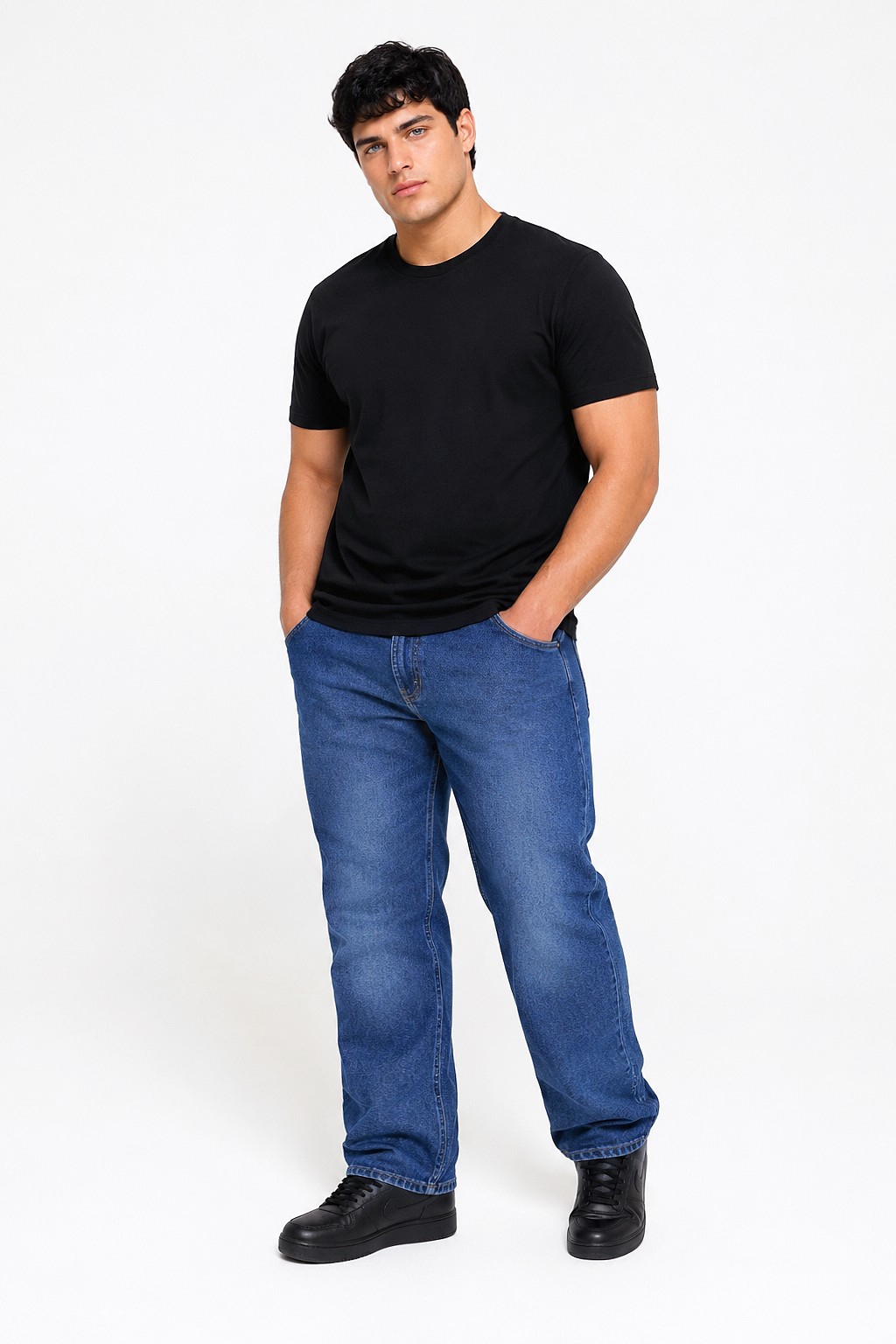 Jean Clásico Especial Hombre Pantalon Ancho Y2k Denim Grande Unisex Fabricantes Promo - Imagen 2