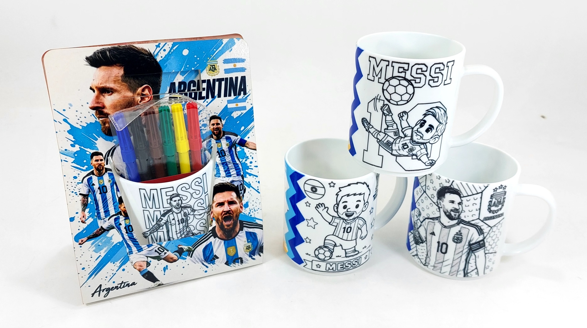 Taza para Pintar Messií Mundial - Imagen 1