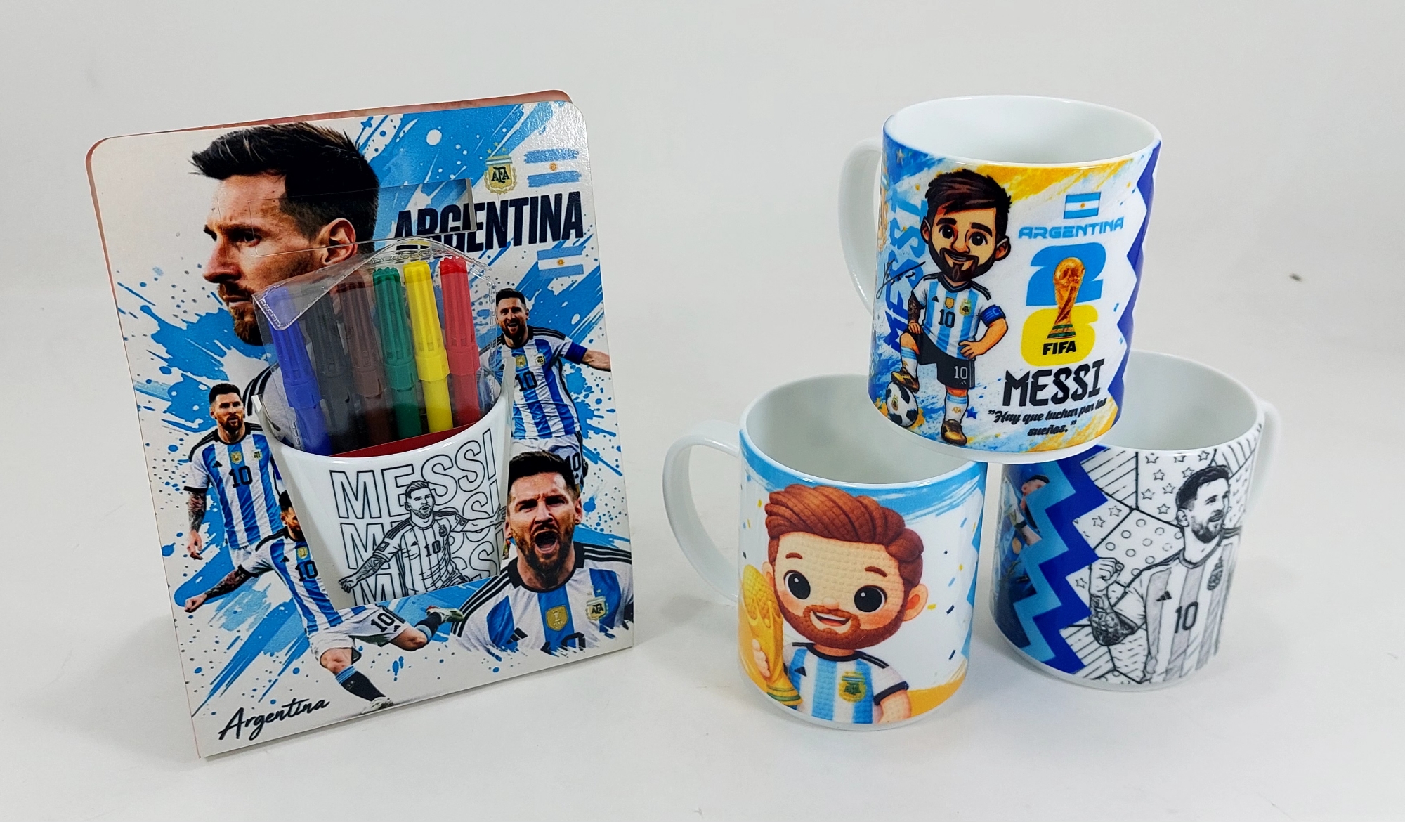Taza para Pintar Messií Mundial - Imagen 2