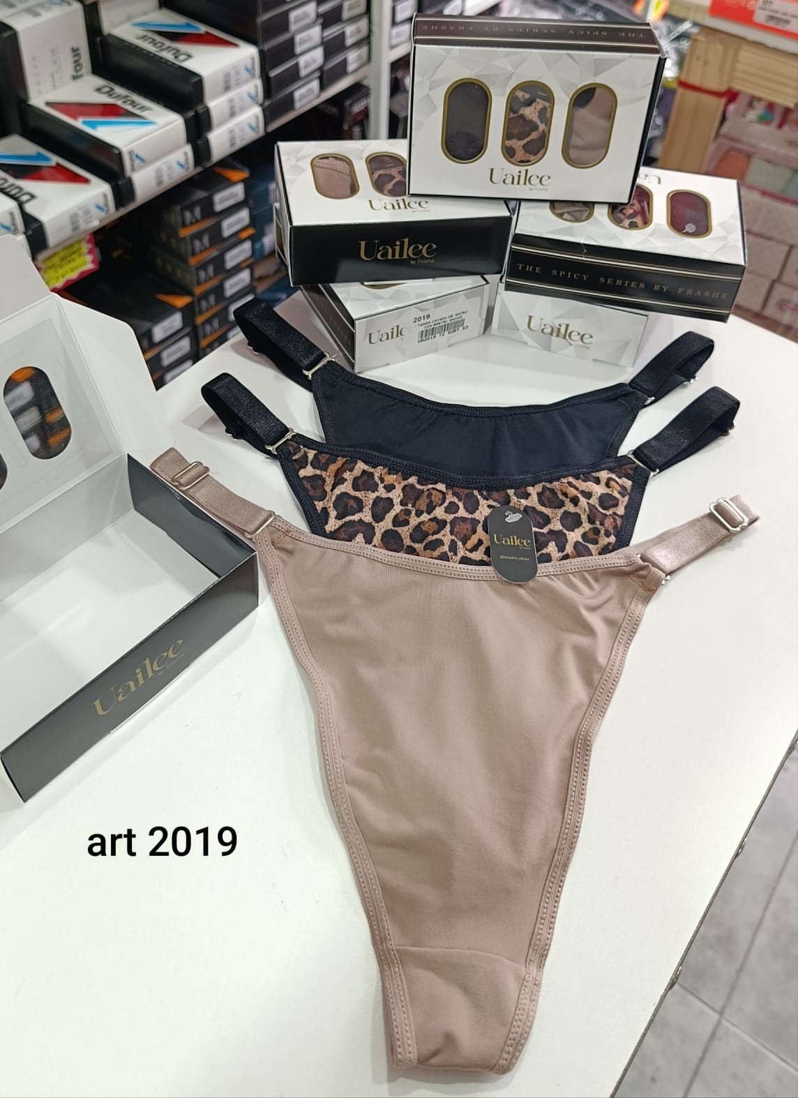 Uailee Pack×3 C/bretel Ancho Art.2019 - Imagen 2