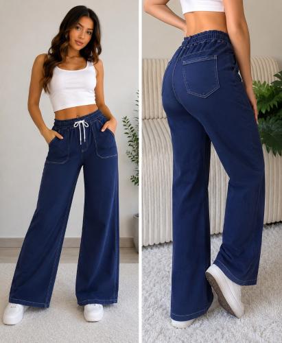 Jeans Wide Leg Elastisado Excelente Calidad