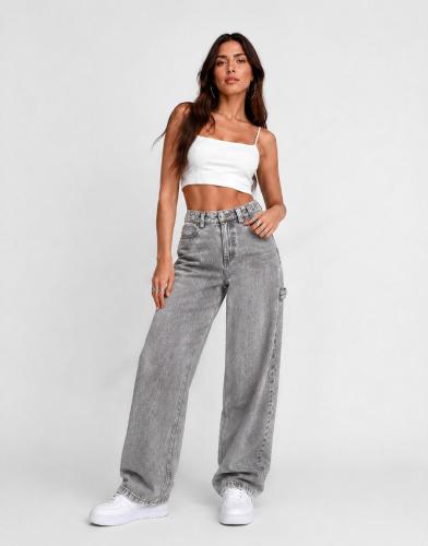 Jean Baggy C Regulador Dama Pantalón Ancho Denim Mujer 2000's Pinterest Moda Fabrica - Miniatura 4