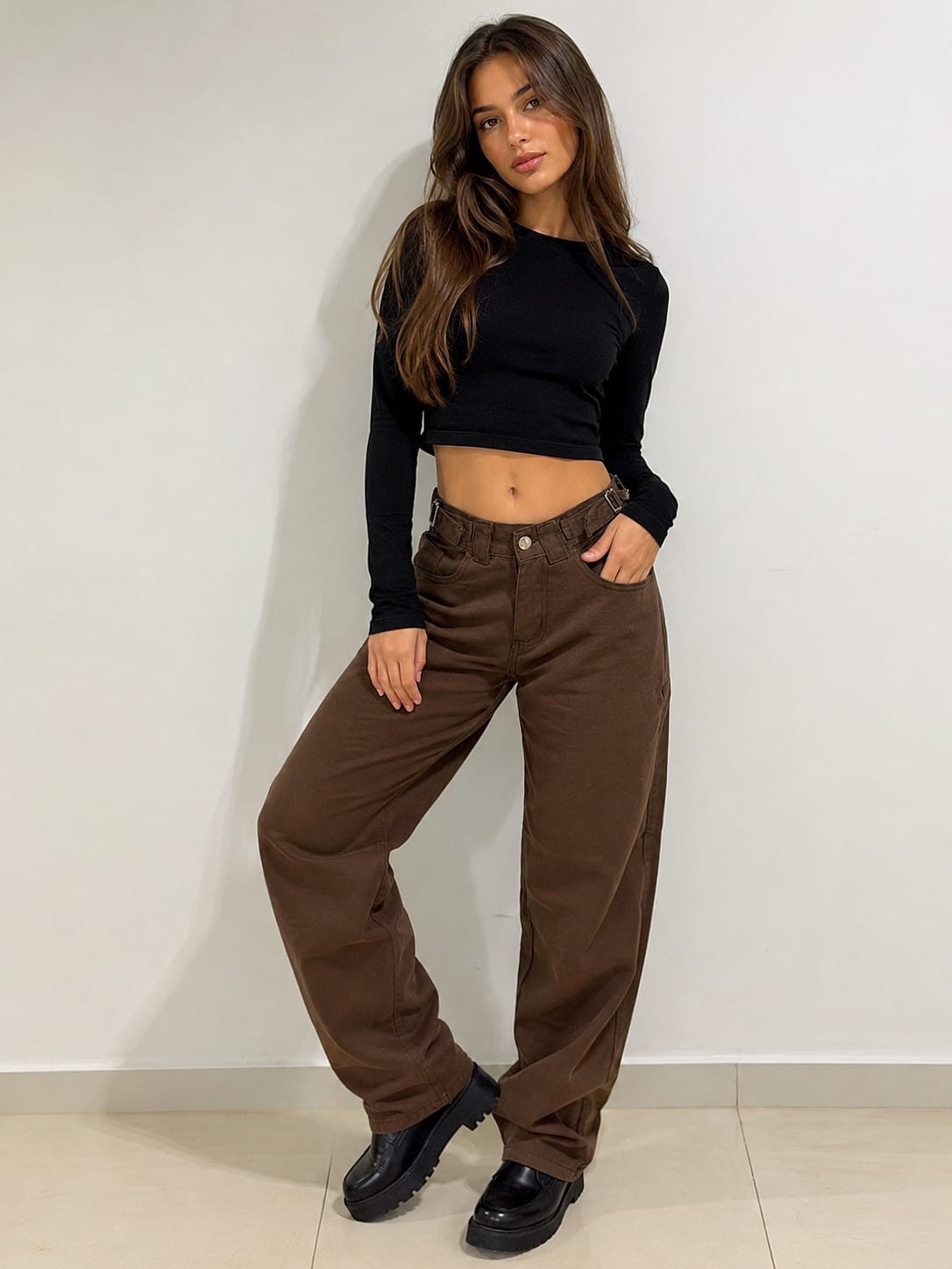 Jean Baggy C Regulador Dama Pantalón Ancho Denim Mujer 2000's Pinterest Moda Fabrica - Imagen 6