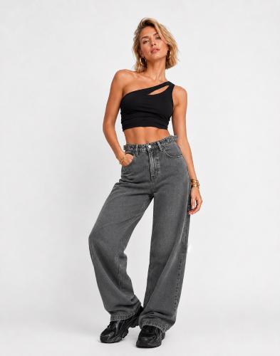 Jean Baggy C Regulador Mujer Pantalon Ancho Y2k Denim 2000's Dama Pinterest Fabrica