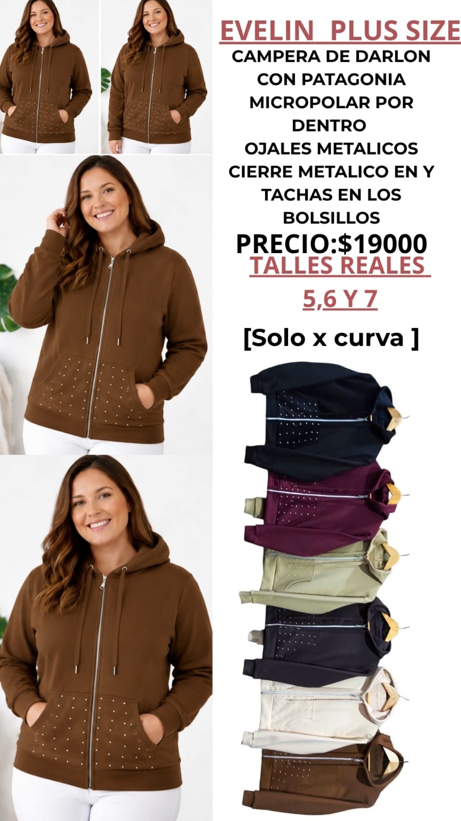 Campera con Tachas en el Bolsillo - Imagen 1