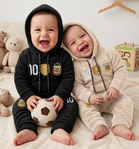 Conjunto de Bebe Patagonia con Corderito (argentina 2 al 6)
