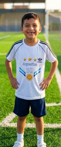 Camiseta W18 con Logos de Argentina de Niños 6 al 16