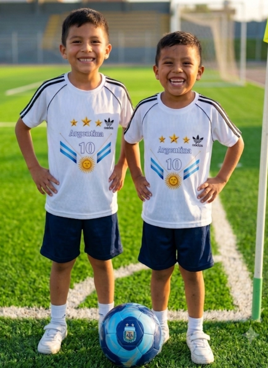 Camiseta W18 con Logos de Argentina de Niños 6 al 16 - Imagen 2