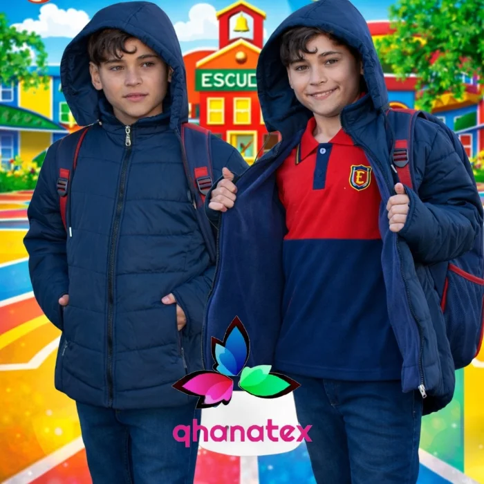 Liquidacion Campera Escolar Unisex con Polar