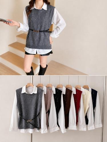 Chaleco con Camisa
