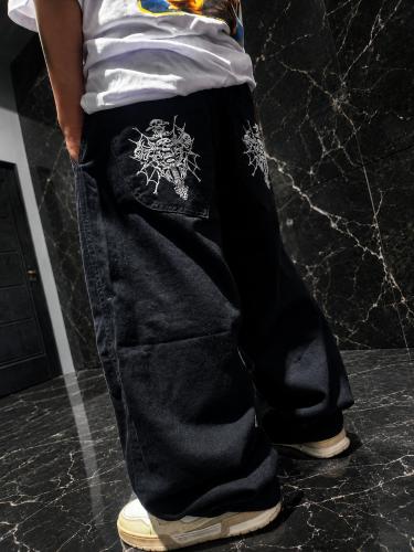 Jeans Ballloon Fit de Niño Art Skull Flow L1