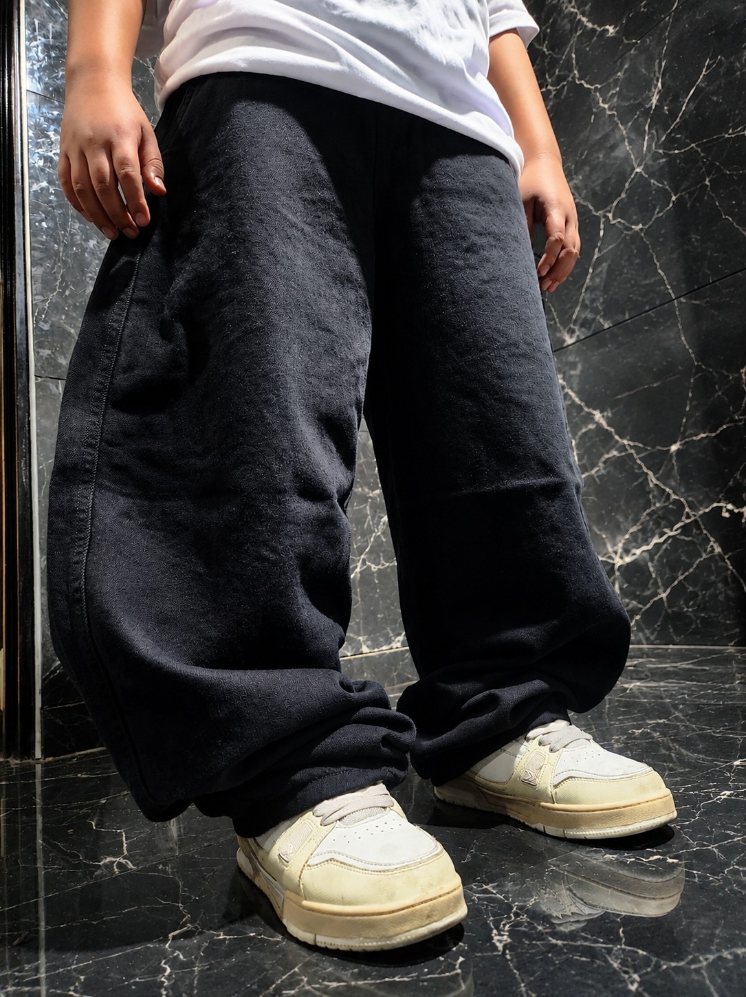 Jeans Ballloon Fit de Niño Art Skull Flow L1 - Imagen 2