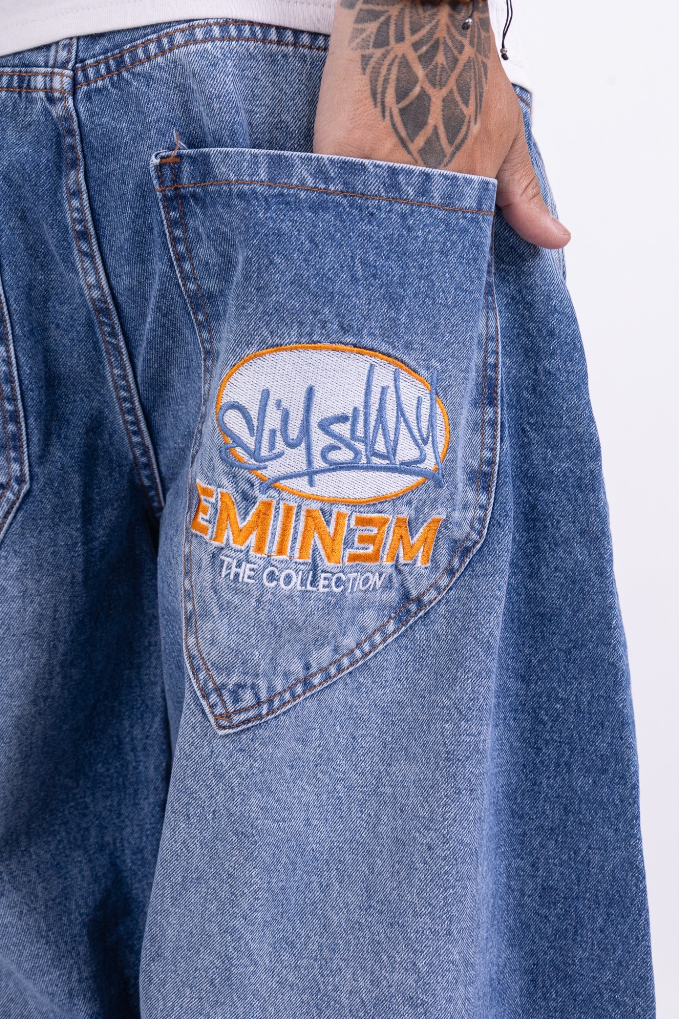 Jeans Balloon Fit de Hombre Art Eminem - Imagen 2