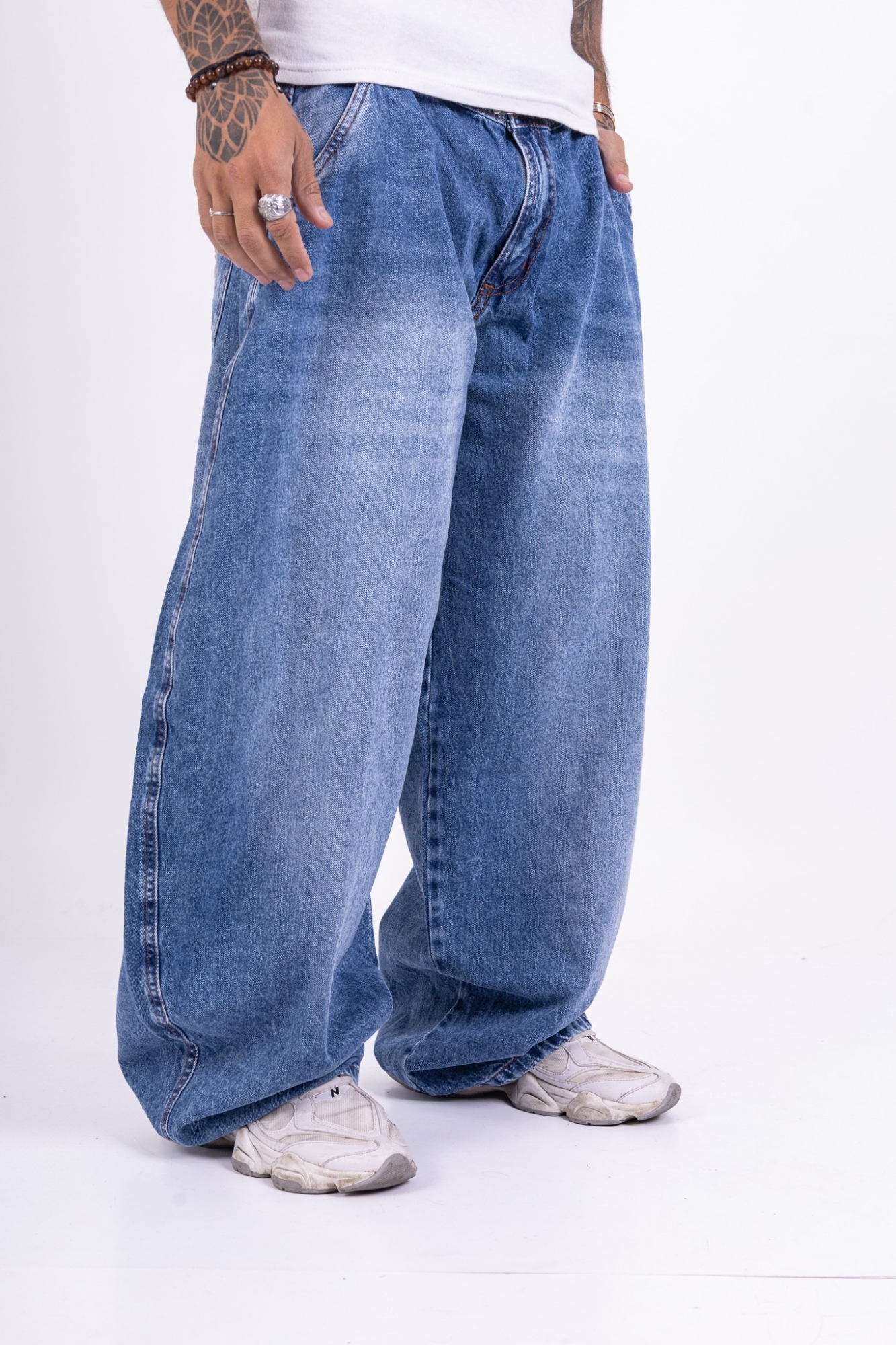 Jeans Balloon Fit de Hombre Art Eminem - Imagen 4