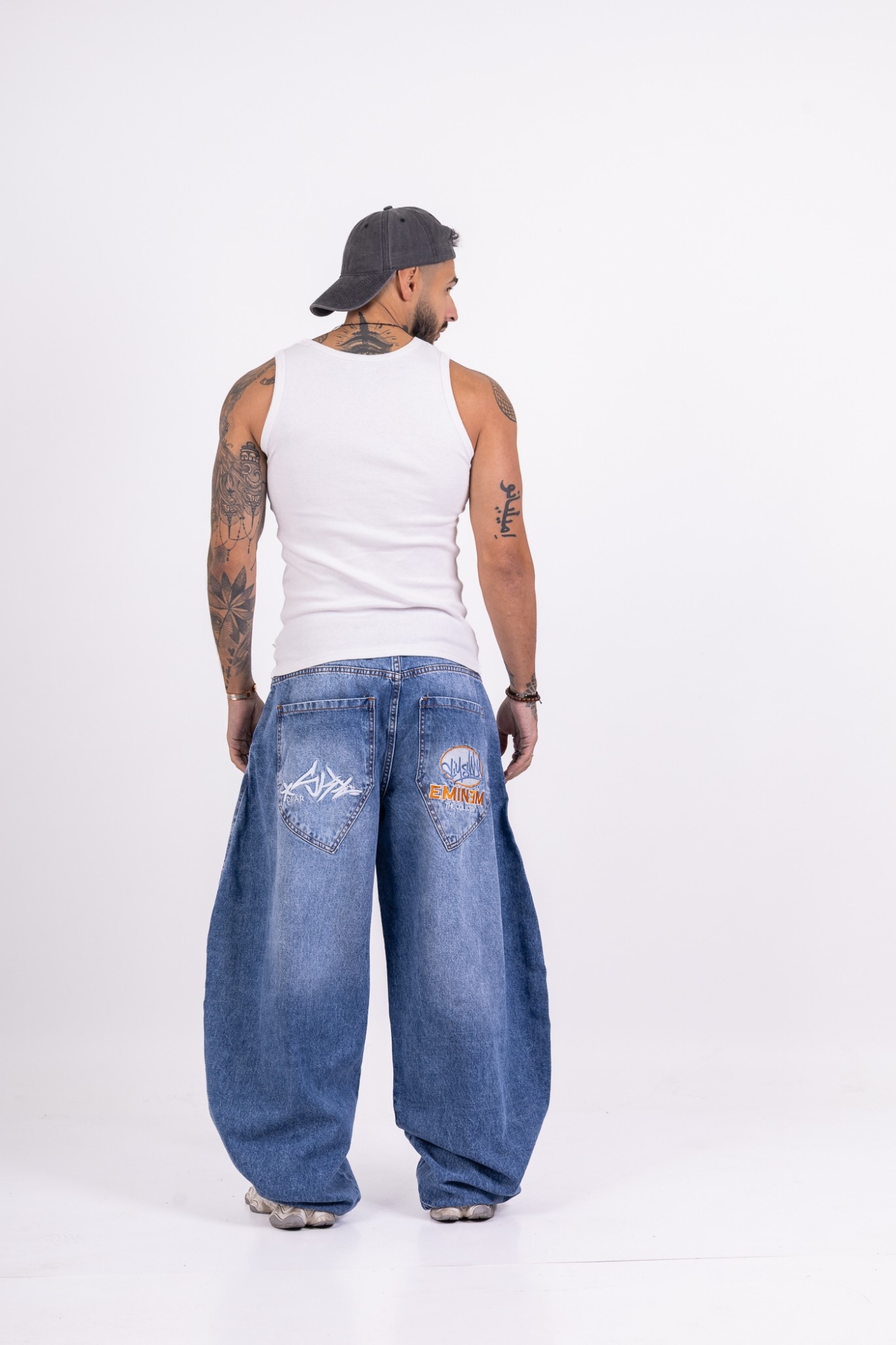 Jeans Balloon Fit de Hombre Art Eminem - Imagen 6