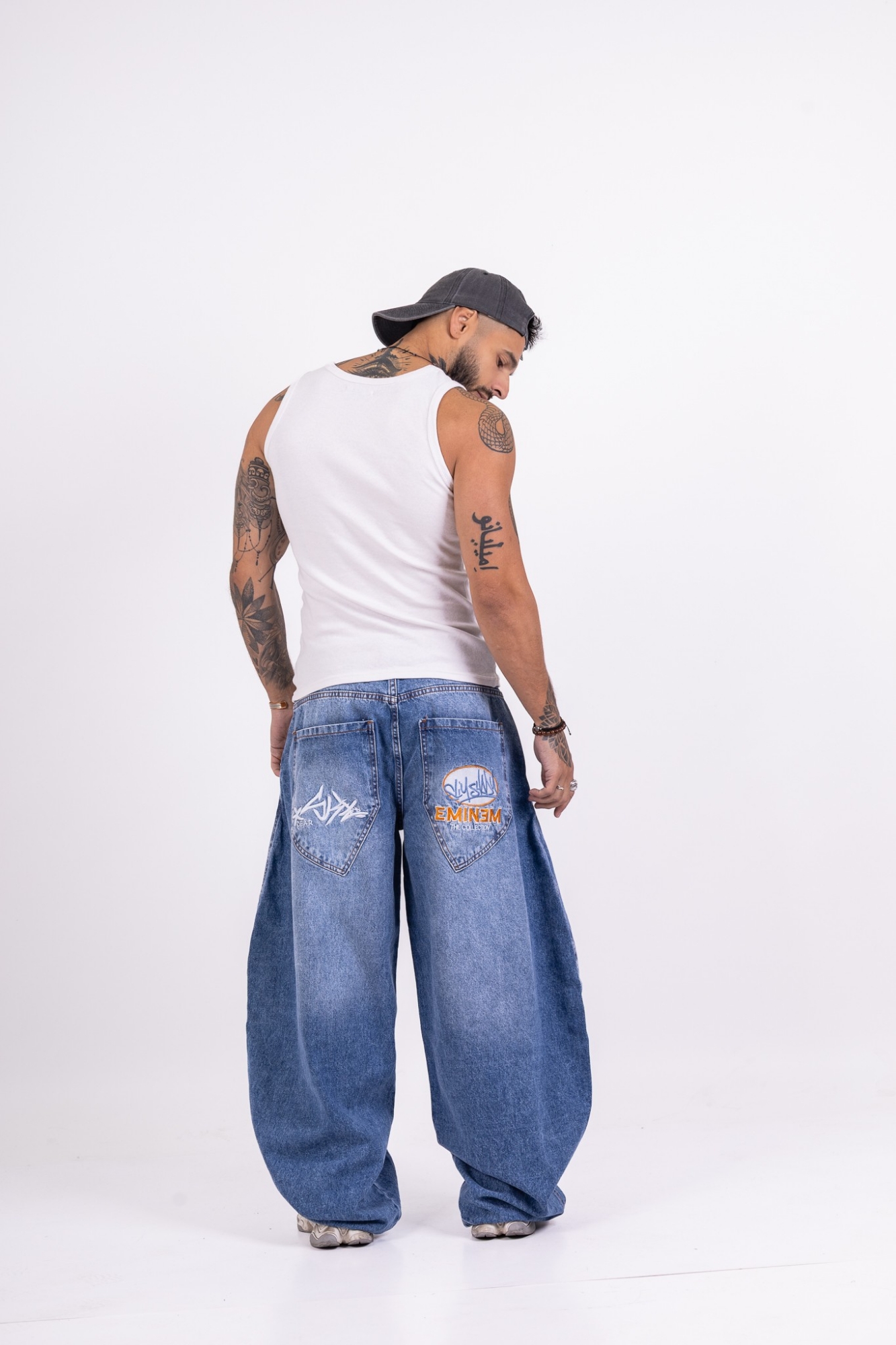 Jeans Balloon Fit de Hombre Art Eminem - Imagen 9